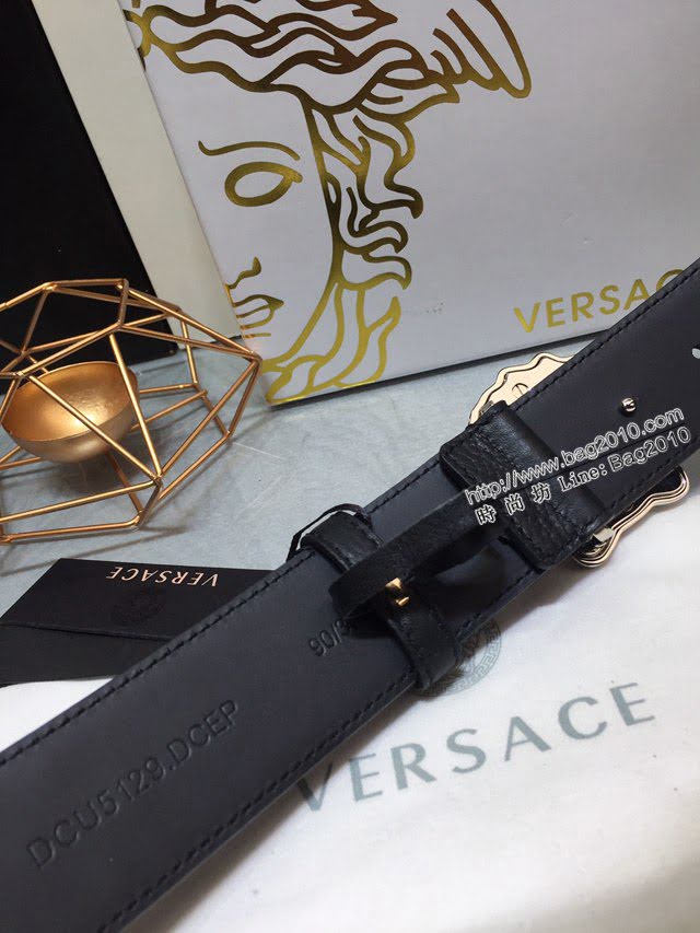 VERSVE男士皮帶 範思哲高端時尚皮帶 範思哲Versace美杜莎頭像裝飾  jjp1296